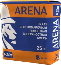 Сухая ремонтная смесь для бетона ARENA RepairMaster R500