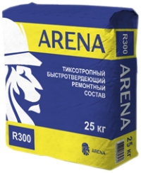 Сухая ремонтная смесь для бетона ARENA Repair Master R300